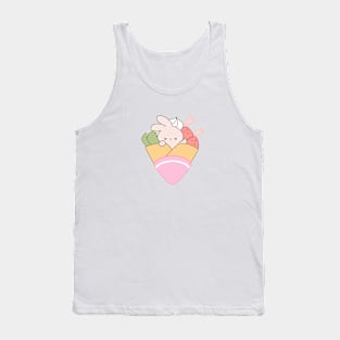 Adorable Bunny Says Hi from Inside this Sweet Delight! Tank Top